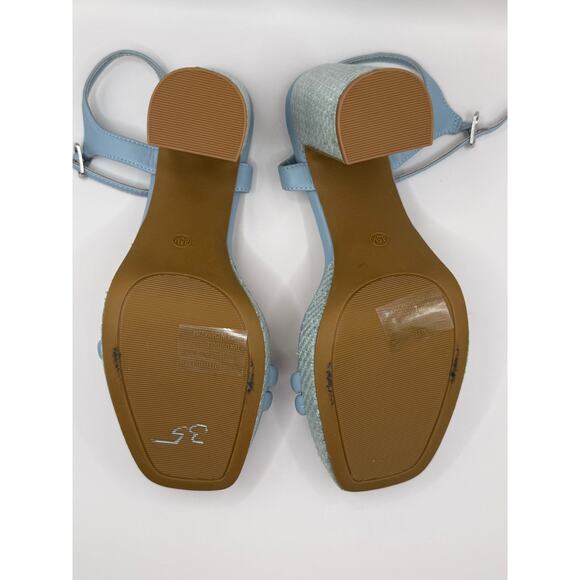 Steve Madden Light Blue Platform Heels – Size 8.5 (New) - Picture 10 of 11